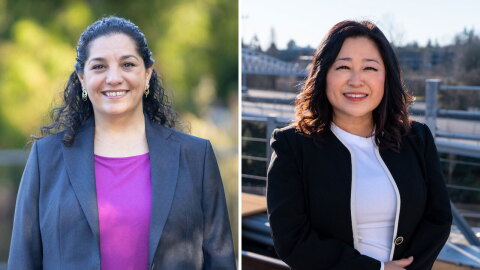 Nilu Jenks (Left) and Julie Kang (Right) competing to fill the Seattle District 5 City Council seat.