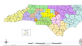 North Carolina's new Congressional map gives Republicans the advantage in 10 of 14 seats.