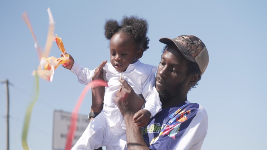 Malik Hall and his son Malik Hall Jr., two of the people featured in the documentary "The Moths and the Flame" showcasing Black fatherhood in Pahokee, Florida. It's one of the 80 features, documentaries and shorts playing at the 2026 Tallahassee Film Festival.