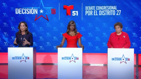 Donna Shalala squared off with Maria Elvira Salazar in the first debate in the 27th District House race