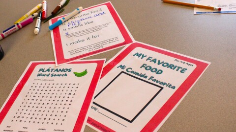 Worksheets in Spanish. 