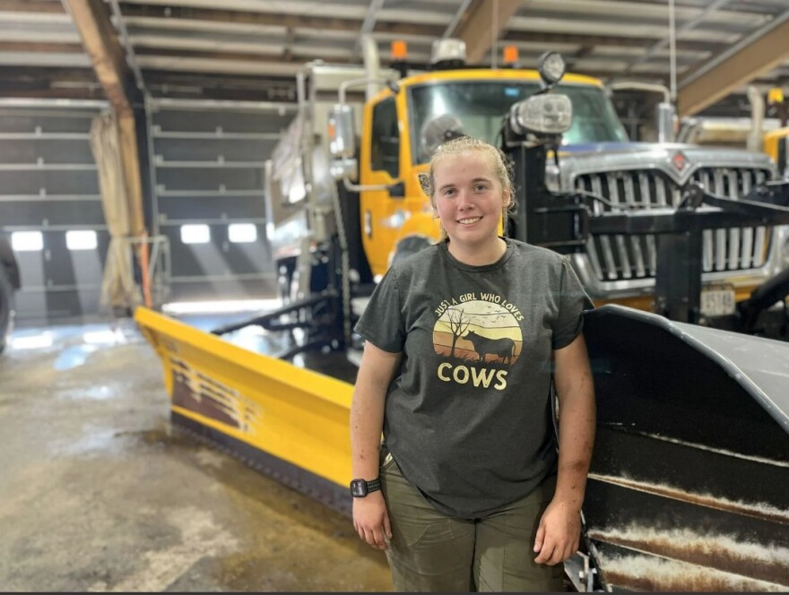 Alaina Denton, 20, lives in Lewis and works for the NYSDOT.