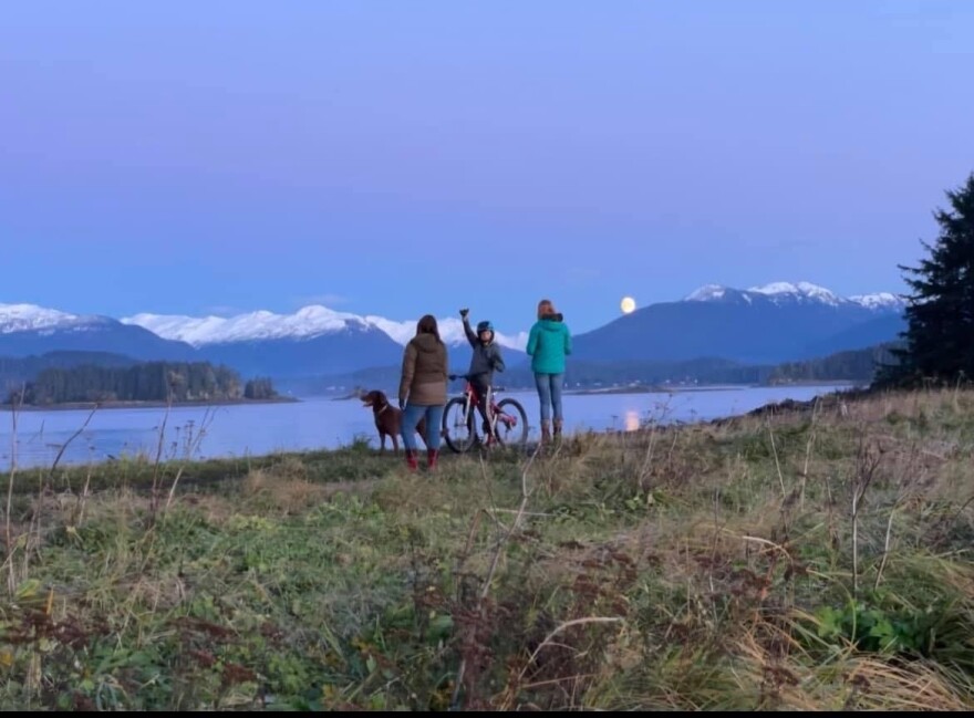 The Carroll family at Point Louisa in October 2021. (Photo courtesy of the Carroll family)