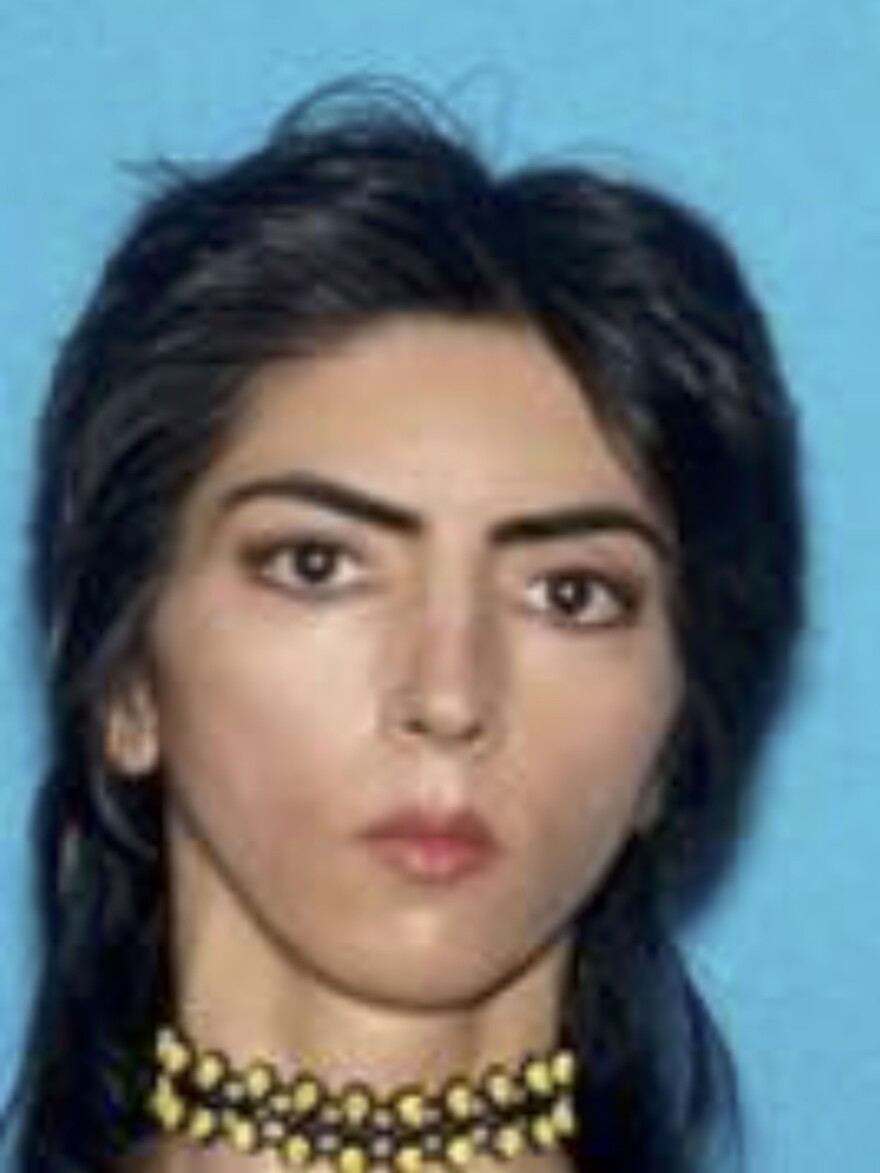 A photo provided by the San Bruno Police Department shows Nasim Aghdam. Law enforcement officials have identified Aghdam as the person who opened fire with a handgun, on Tuesday at YouTube headquarters in San Bruno, Calif.