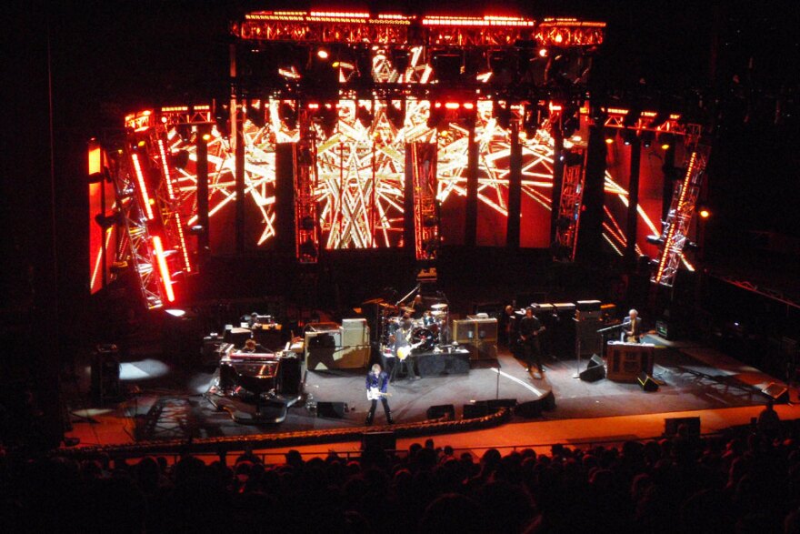 Tom Petty in concert on June 1st 2010 at Red Rocks Amplitheater.