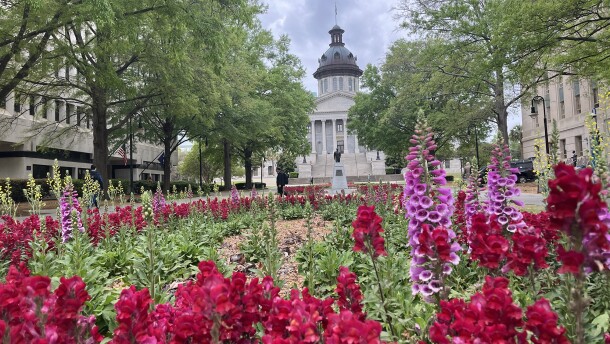 Outside of the South Carolina Statehouse on March 31, 2026.