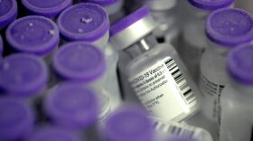 COVID-19 vaccine is stored at -80 degrees celsius in the pharmacy at Roseland Community Hospital in Chicago, Illinois.