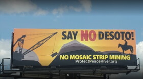 Anti-mining billboard