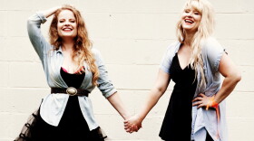 The duo Side Pony, Alice Wallace and Caitlin Cannon.