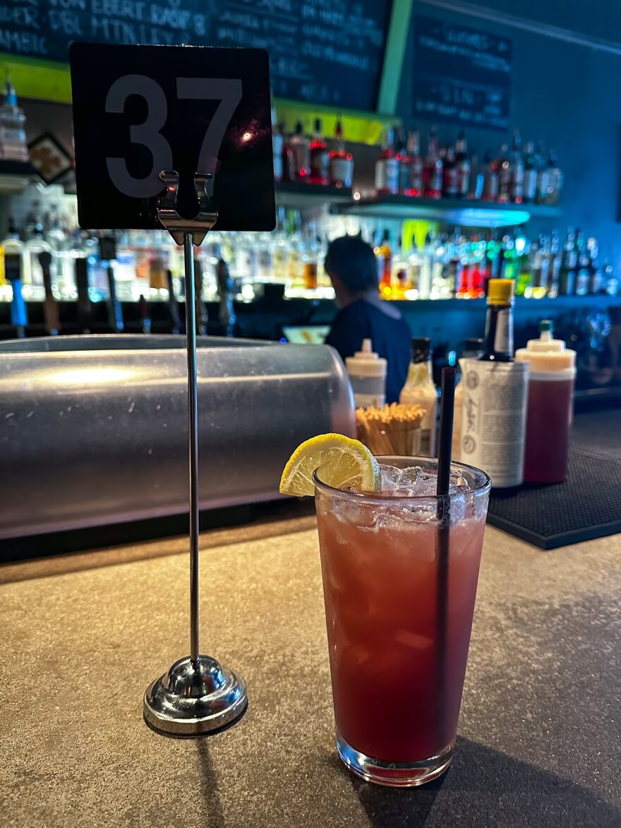 A non-alcoholic mocktail served at a dive bar in SE Portland on Jan. 28, 2026.