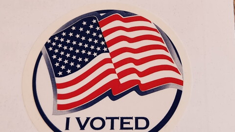 2023 Coordinated Election "I Voted" sticker