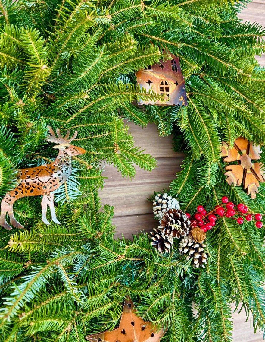 Ed. Simone's Christmas wreath