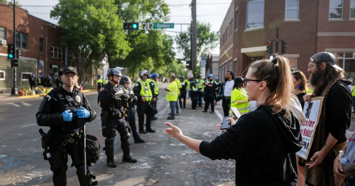 Madison police clear encampment at shooting site, arrest 16