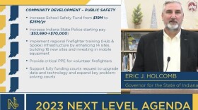 The pay increase proposal is part of Gov. Holcomb's 2023 Next Level Agenda.