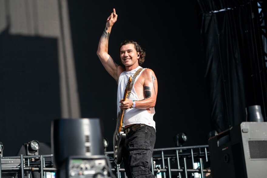 Gavin Rossdale of Bush performs during Sonic Temple Art and Music Festival on Saturday, May 16, 2026, at Historic Crew Stadium in Columbus, Ohio.