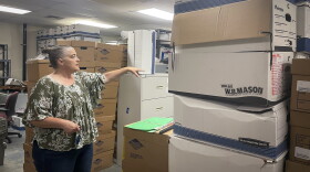  The Authority’s Comptroller, Jennifer Yager, navigated the packed room, pointing out which boxes of files were set for shredding in August.