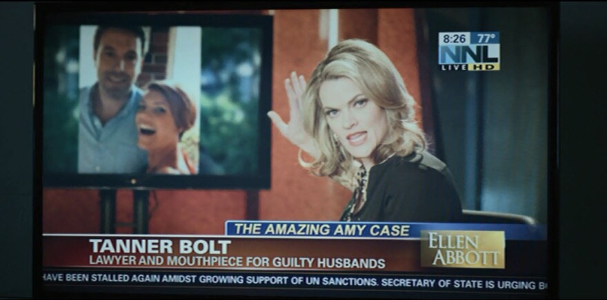 Missi Pyle plays cable TV host Ellen Abbott, a character that <em>Gone Girl</em> director David Fincher loosely based on Grace.