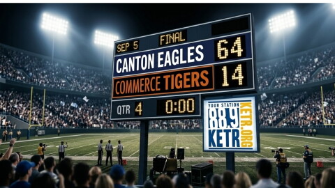 Canton 64, Commerce 14