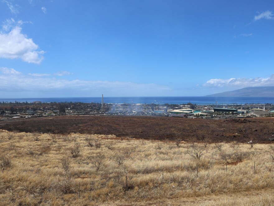 A view of Lahaina on Aug. 10, 2023.