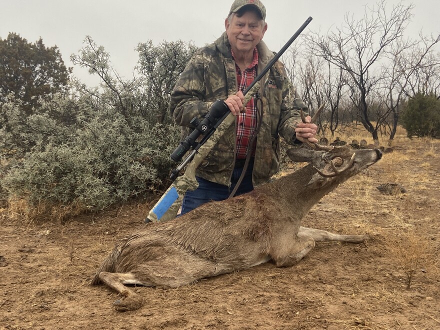Luke visits with Larry Weishuhn to recap a West Texas deer hunt