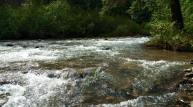 The headwaters of the South Platte River emerge near Bailey, Colorado.
