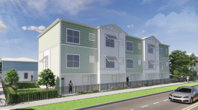 Rendering of apartment building 