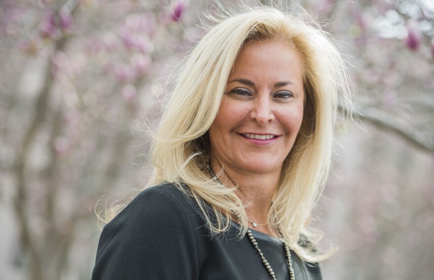 Sarah Chamberlain, president of the Republican Main Street Partnership, is photographed in February 2017. House GOP moderates clashed with the Republican Main Street Partnership following the 2018 midterm elections, leading many lawmakers to sever ties with the outside group that has been a fixture since the late 1990s. [Tom Williams / CQ Roll Call via Getty Images]