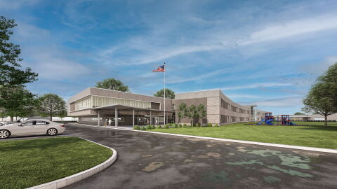 Rendering of a new Belleview Elementary School campus. Construction on the project funded by the half-cent sales tax is set to begin in early 2027 with a completion goal of May 2028.