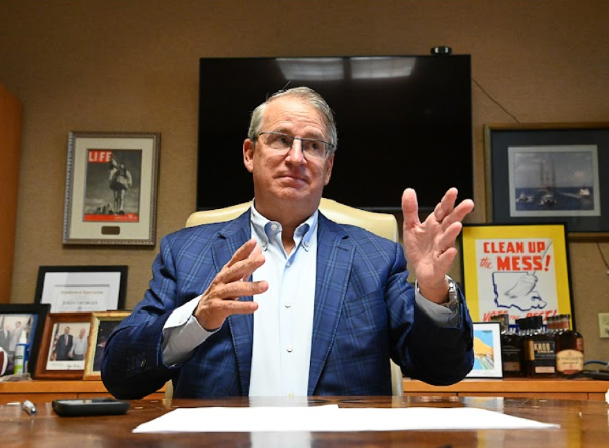 John Georges, owner of Georges Media Group which owns The Times-Picayune/The Advocate