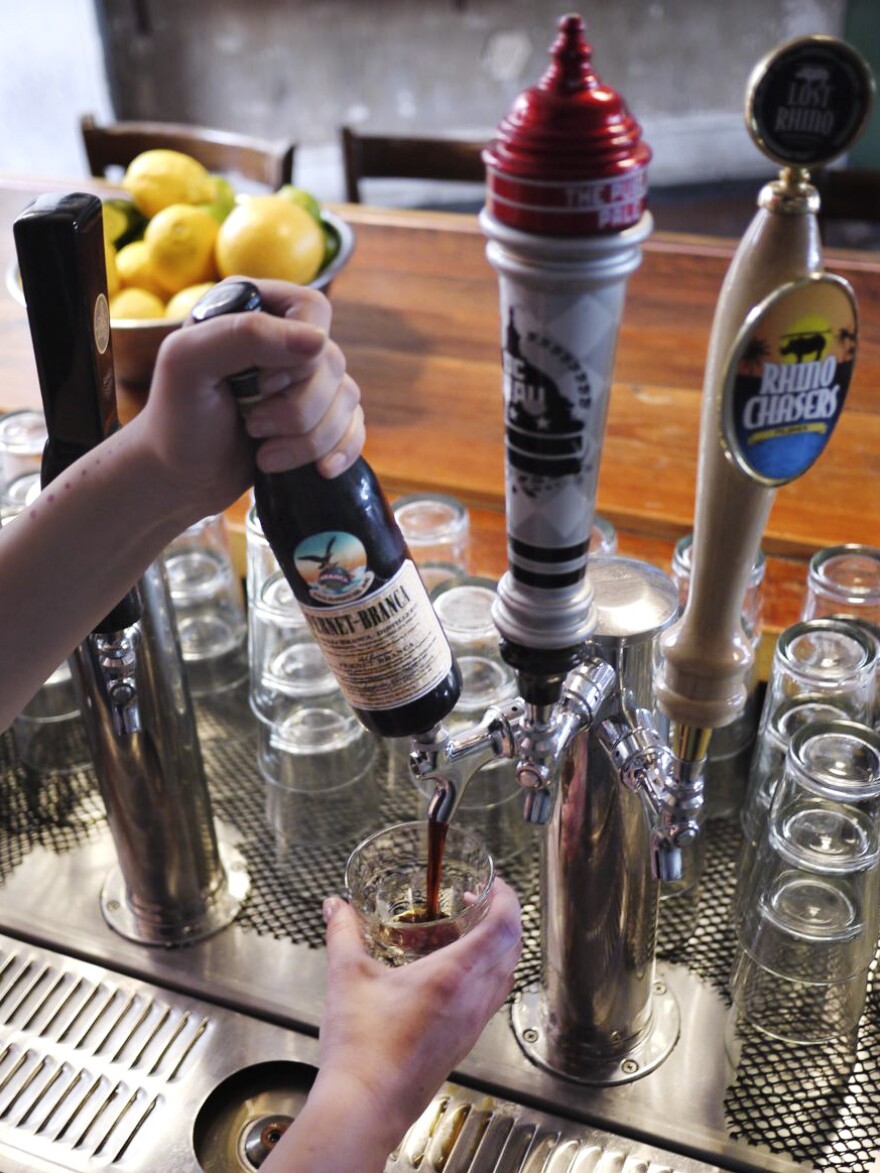 D.C. bar, The Passenger serves Fernet Branca on tap.
