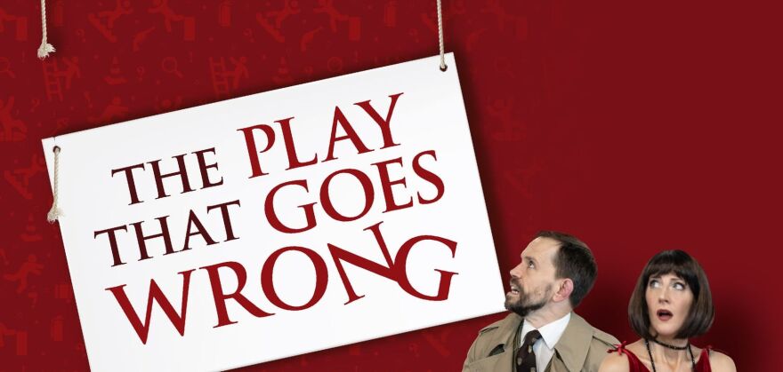 The Naples Players Poster for "The Play That Goes Wrong"