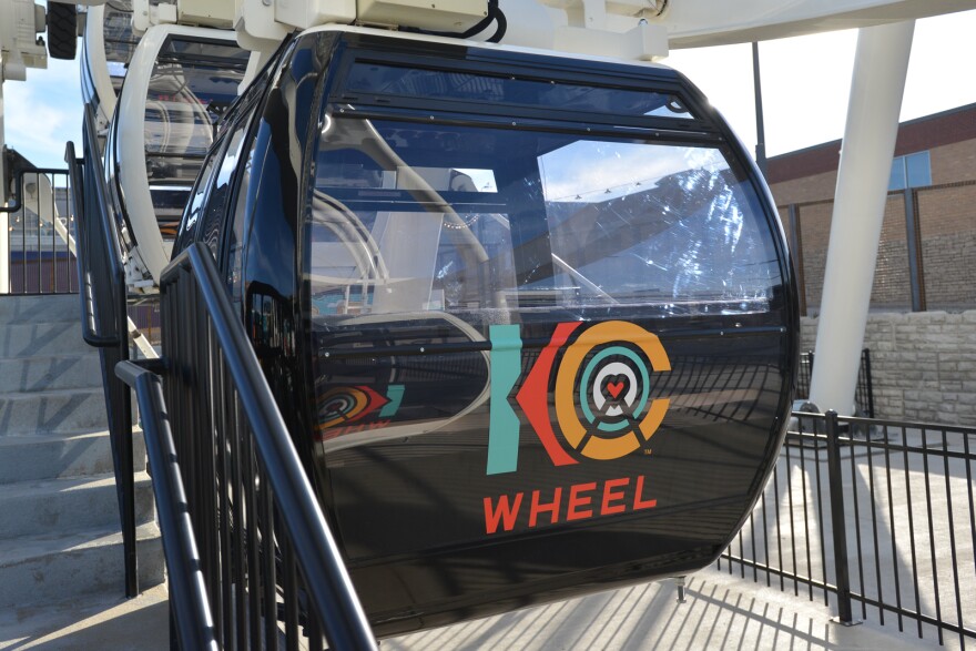 KC Wheel has one VIP gondola that customers can reserve for private rides.