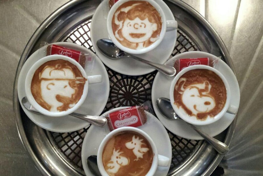 The cast of Charlie Brown