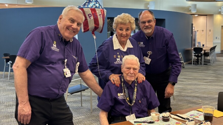 Celebrating 99-year-old volunteer and veteran Pete Zimmer