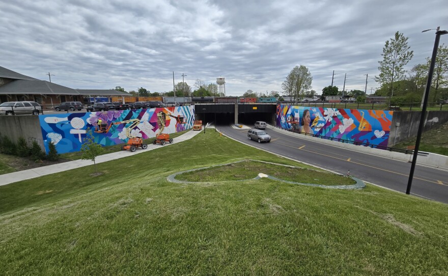Benham Underpass Mural
