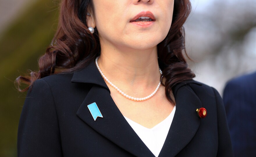 Japanese Defense Minister Tomomi Inada.