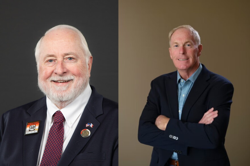 Republican Incumbent Representative Tom Determann and Democrat Randy Meier.