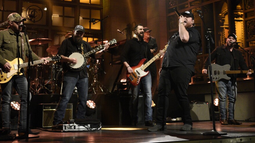 SATURDAY NIGHT LIVE — "JJ Watt" Episode 1779 — Pictured: Musical guest Luke Combs performs on Saturday, February 1, 2020 — (Photo by: Will Heath/NBC/NBCU Photo Bank via Getty Images)