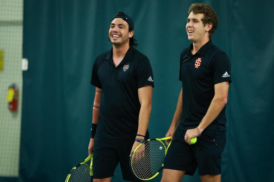 Match Recap: Men's Tennis | 4/17/2023 2:03:00 PM | Ryan Cheney, ISU Sports Information