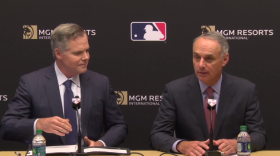 MGM Chairman and CEO Jim Murren & Baseball Commissioner Rob Manfred