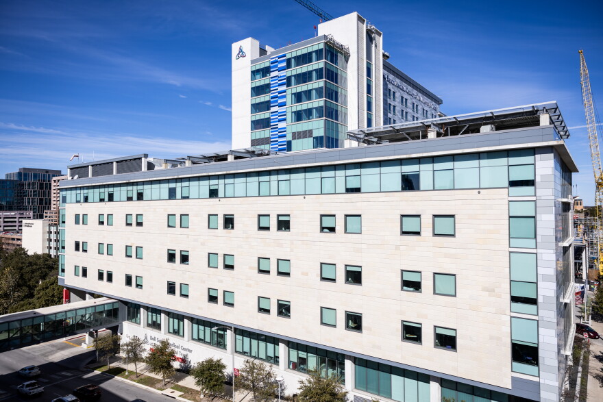 Wilber Garces Perez was taken to Dell Seton Medical Center on Sunday after being shot by an Immigration and Customs Enforcement agent.