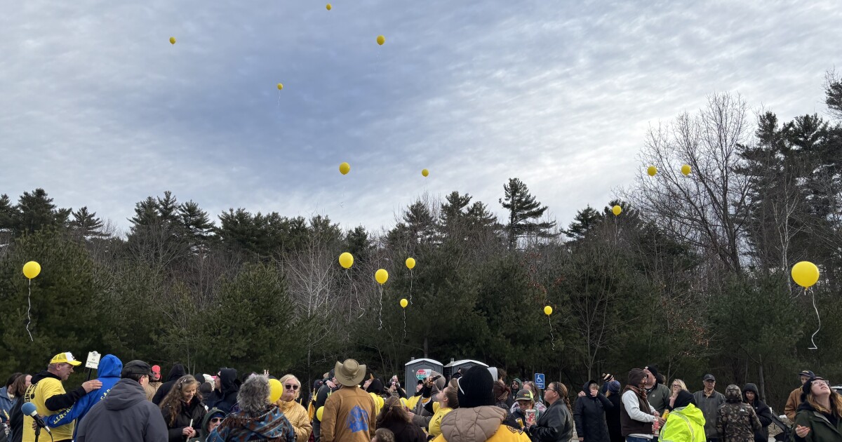 Standish community holds vigil to celebrate life of 5-year-old hit and killed by school bus