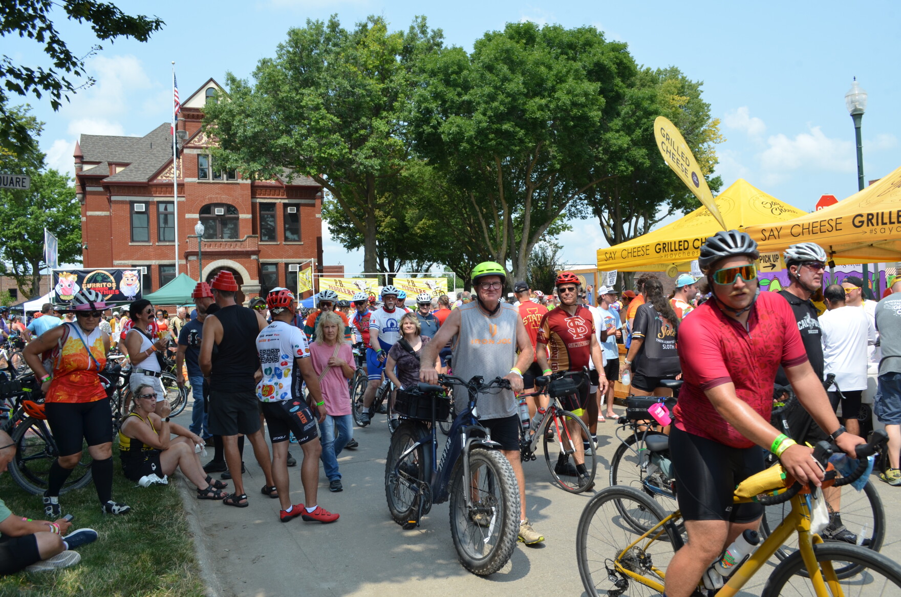 Thousands of RAGBRAI riders stop in Greenfield two months after tornado ...