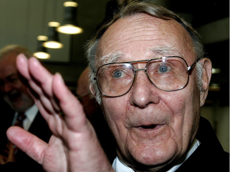 IKEA founder Ingvar Kamprad in 2007. Kamprad died Saturday at at 91.