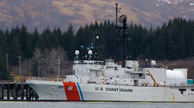 The Coast Guard Cutter Alex Haley is based in Kodiak but conducts rescues all along Alaska’s coastline. (Brian Venua/KMXT)