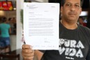 Ray Martinez, who owns Sobrinos on North Clinton Avenue along with his wife, was hand delivered a letter by the Ccty of Rochester demanding his Puerto Rican restaurant along with other neighboring business close by 4 p.m. on Saturday, Aug. 2, 2025, the final day of the Puerto Rican Festival.