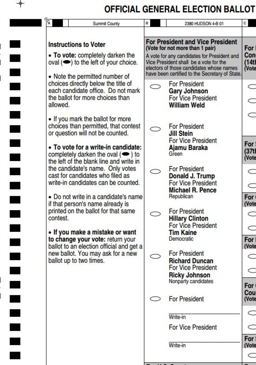 Meet the WriteIn Candidates for This Year's Presidential Election WKSU