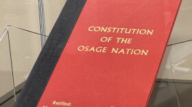 The Osage Nation Constitution, housed in the Osage Nation Capitol Building.