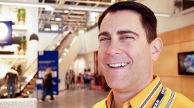 Joseph Roth in the Puget Sound region's new IKEA. The store now contains model homes to showcase compact living. The smallest is 860 square feet. 