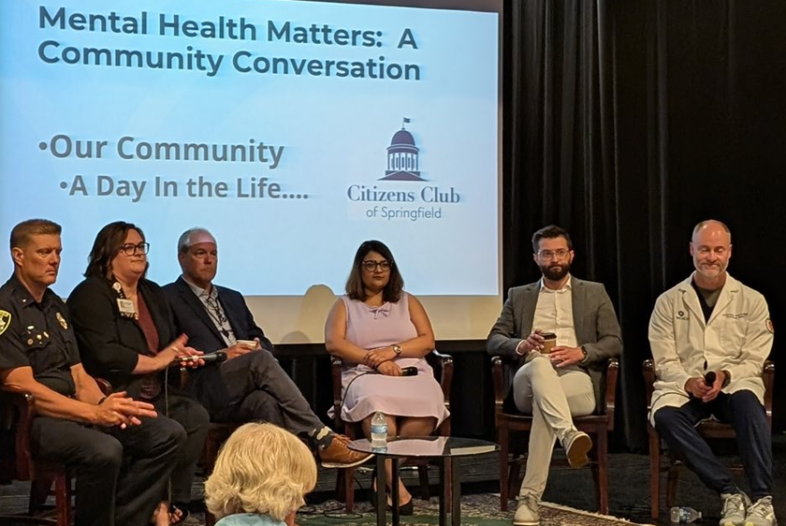 Panelists at Citizens Club Mental Health Matters event